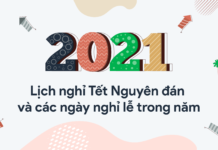 Infographic: Lịch nghỉ Tết Nguyên đán Tân Sửu và các ngày nghỉ lễ trong năm 2021