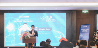 CTO TopCV phát biểu tại lễ khai giảng & tốt nghiệp FPT Aptech