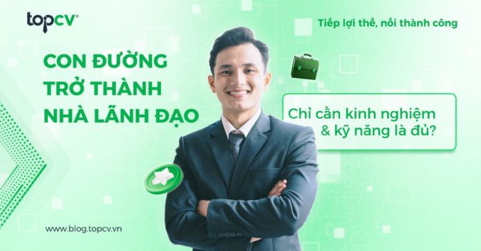 Con đường trở thành nhà lãnh đạo: Chỉ cần kinh nghiệm & kỹ năng là đủ?